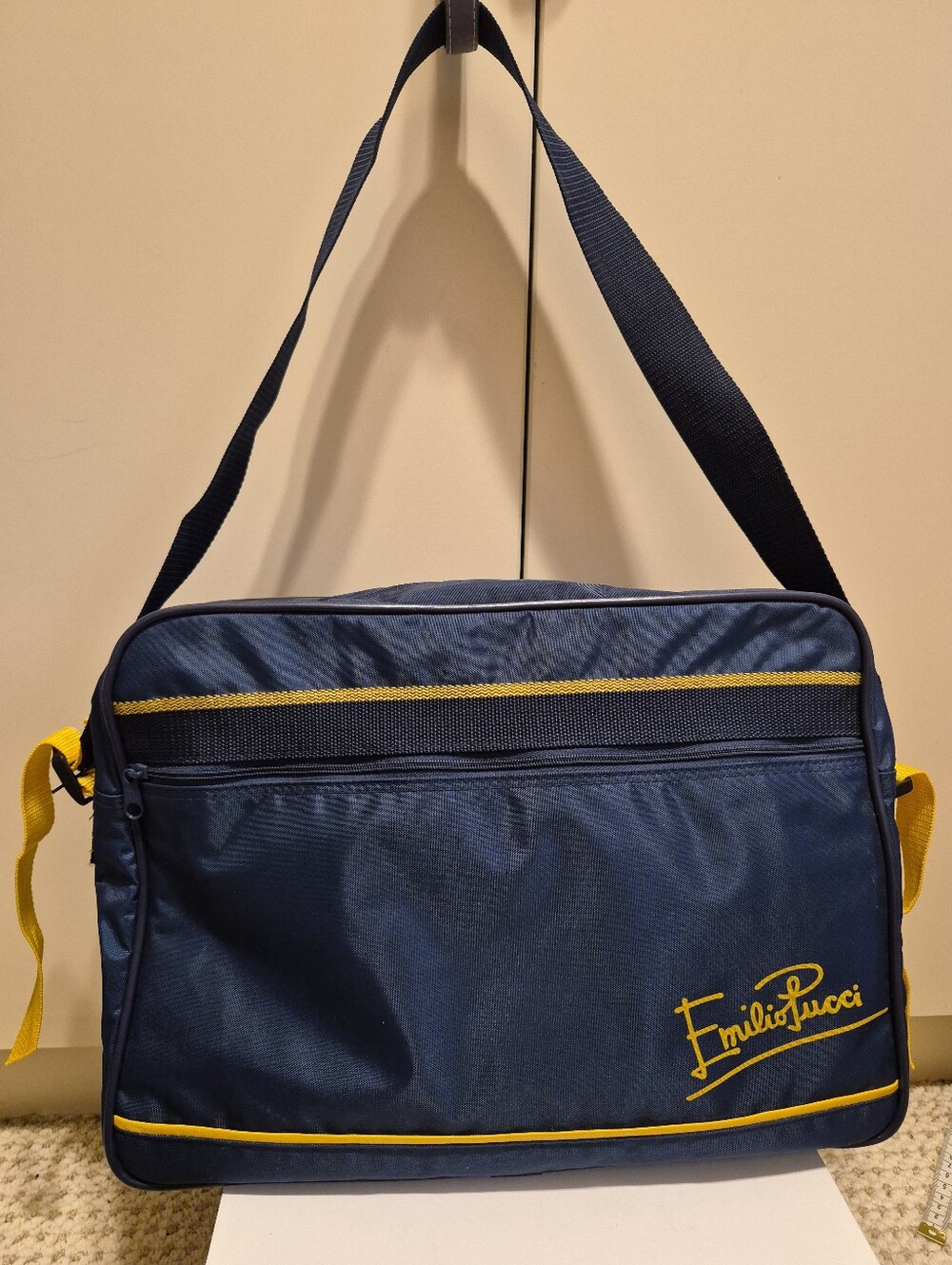 Vintage Mint Rare! Emilio Pucci Flight Bag/Carry-on Circa 70's/'80s Logo